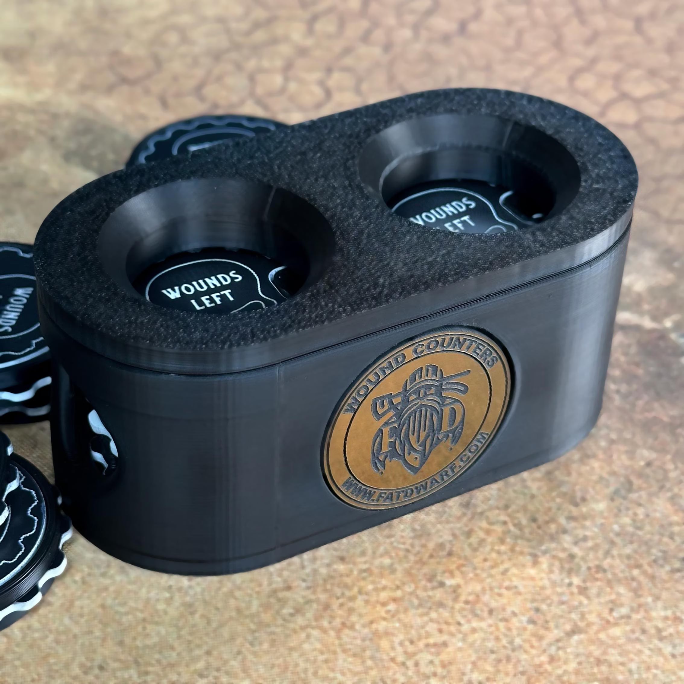 Tabletop Wound Tracker Set – x8 16 Wounds Counters