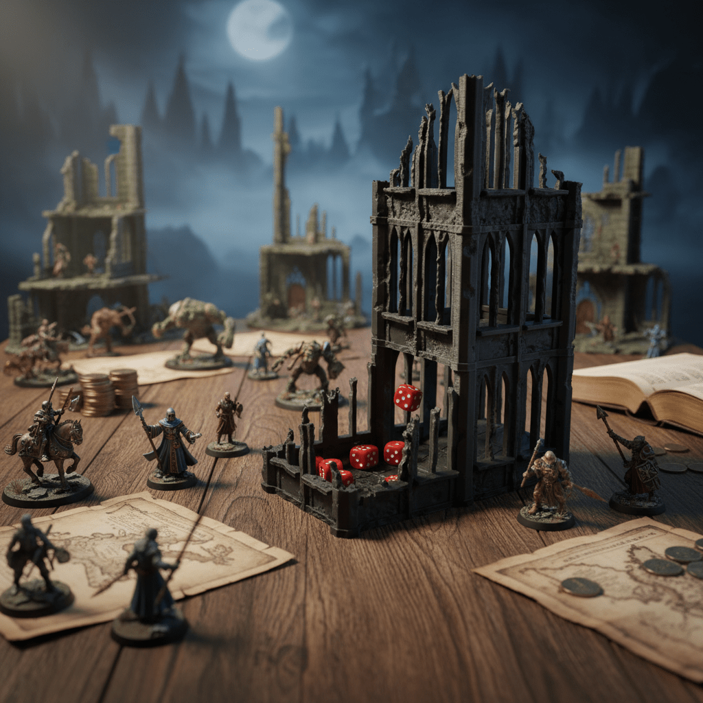 Ruined Tower Dice Tower - Fat Dwarf