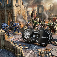 Tabletop Wound Counter Set, 12 Premium Counters - Fat Dwarf