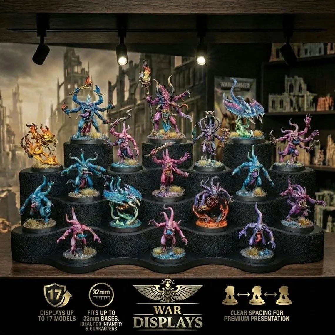 War Display Miniature Display Stand - Fat Dwarf