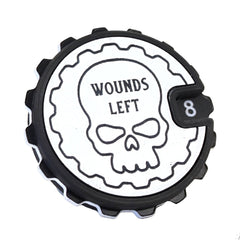 1 - 16 Table top Wound Tracker (Choose a Colour) - Fat Dwarf