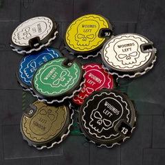 1 - 16 Table top Wound Tracker (Choose a Colour) - Fat Dwarf