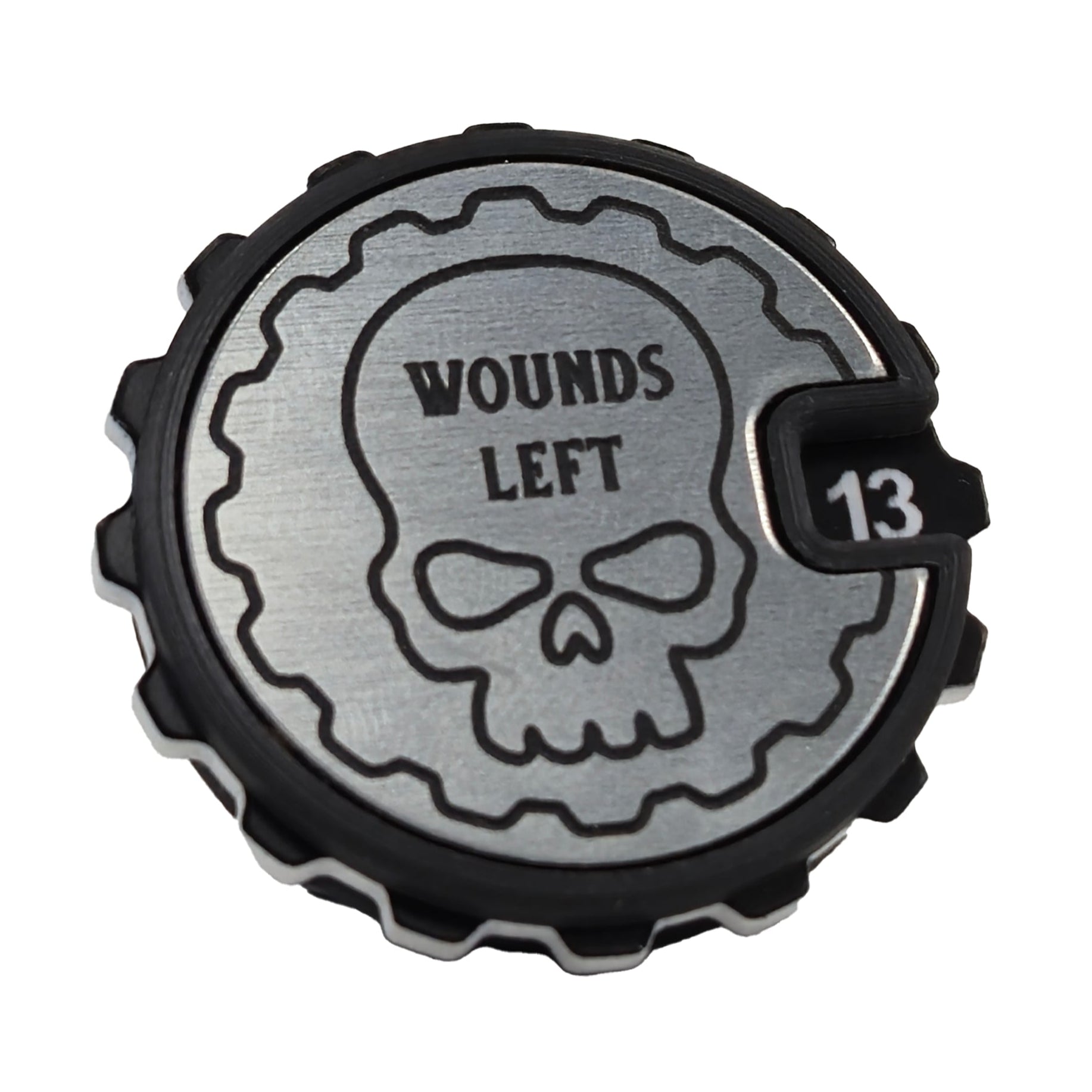 1 - 16 Table top Wound Tracker (Choose a Colour) - Fat Dwarf
