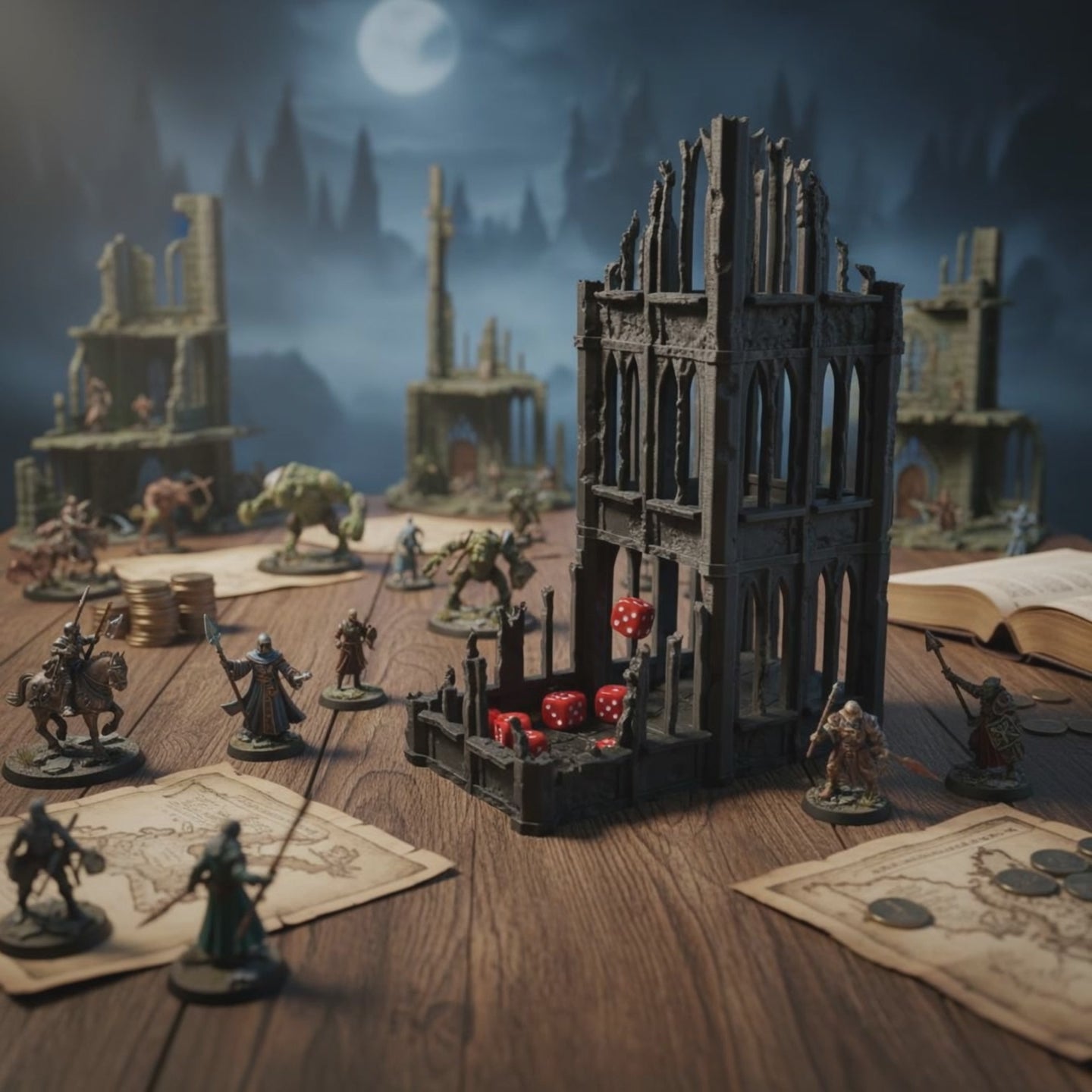 Ruined Tower Dice Tower