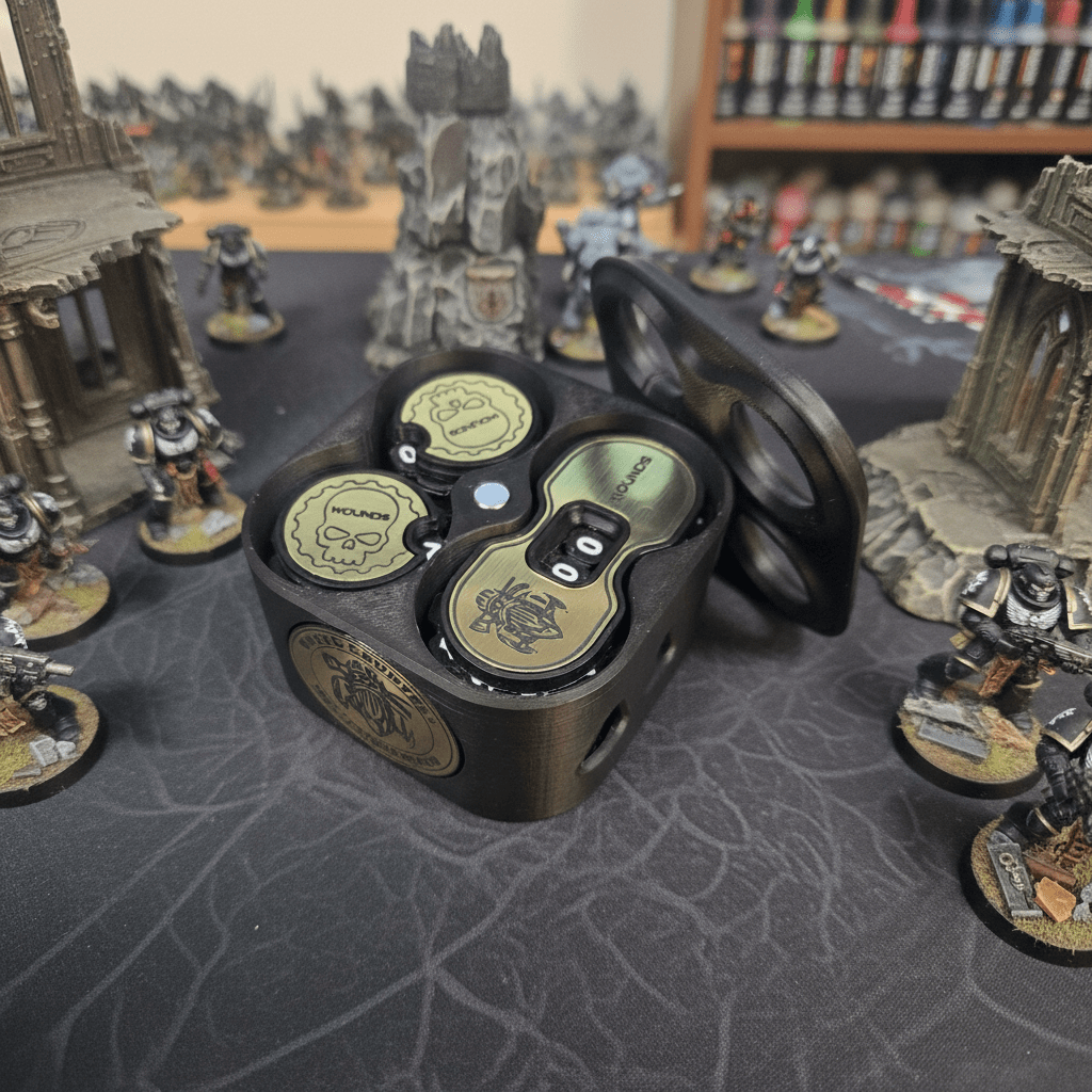 Table top Wound Tracker Set (Choose Colours) - Fat Dwarf