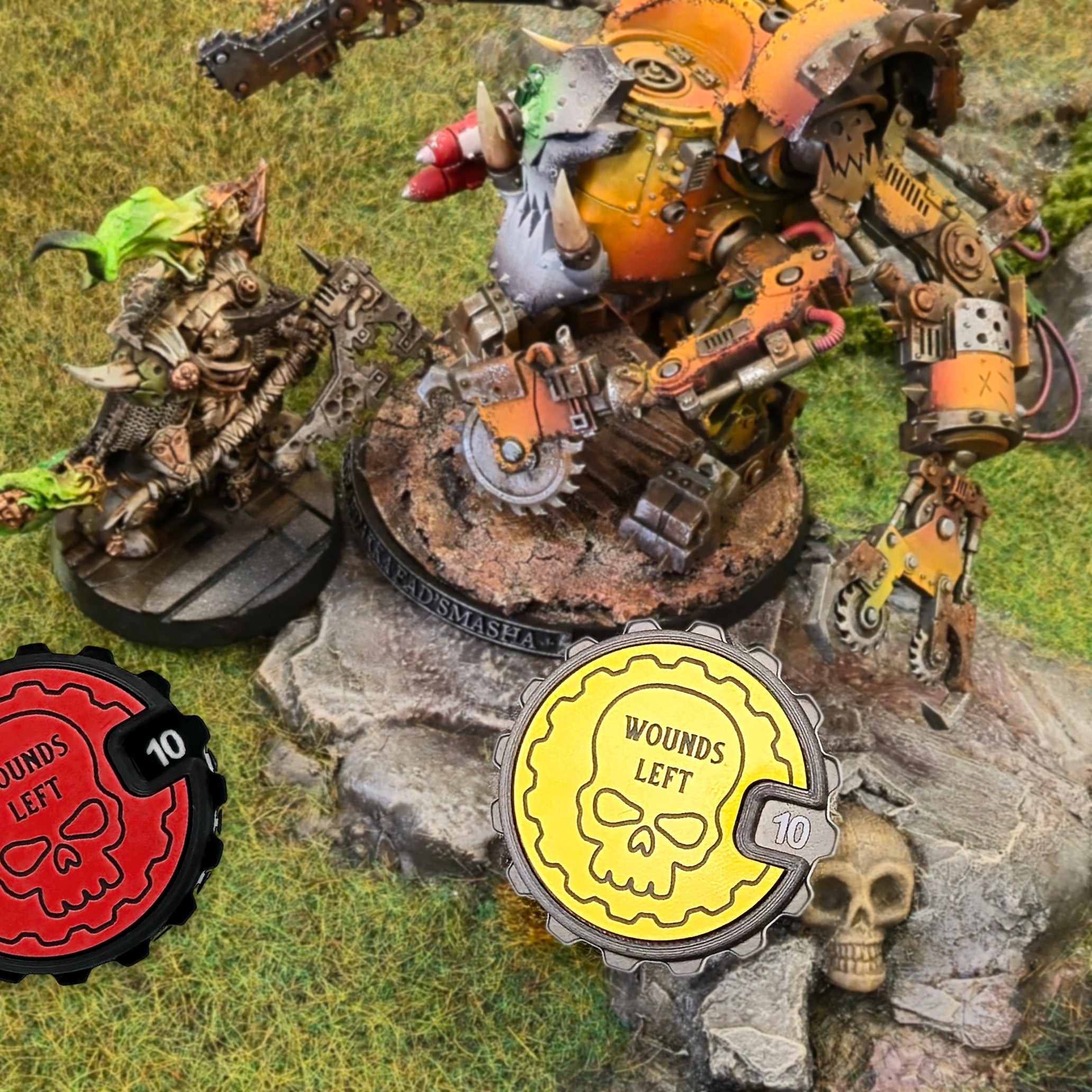 Winter's Breath 1 - 16 Tabletop Wound Tracker - Fat Dwarf