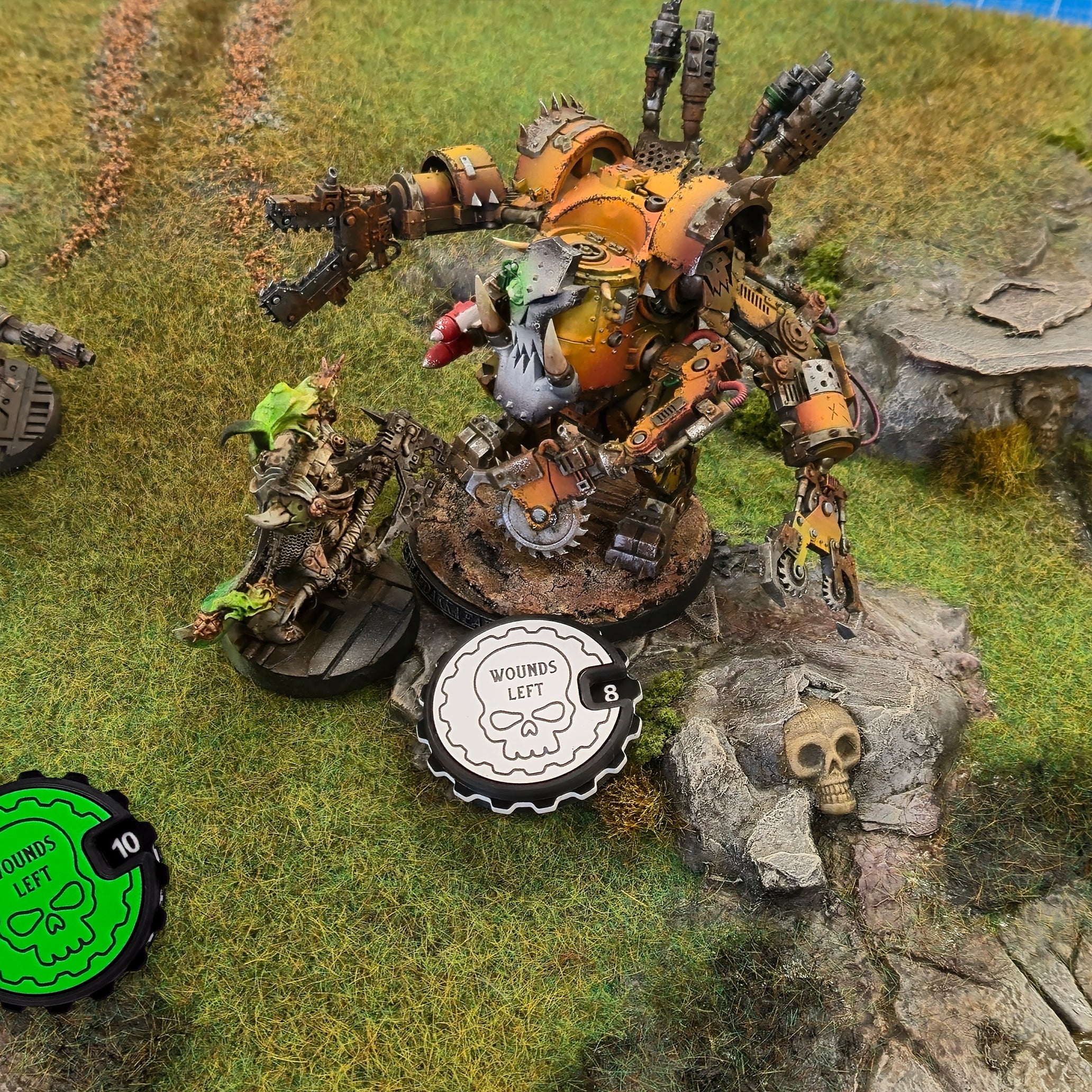 Winter's Breath 1 - 16 Tabletop Wound Tracker - Fat Dwarf